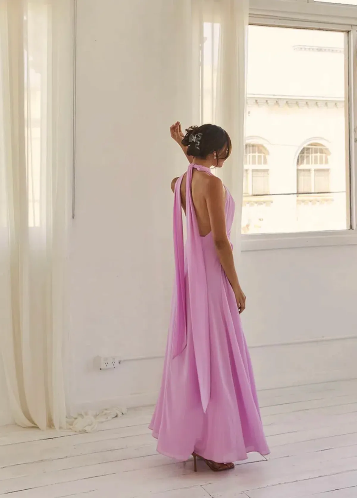 Pink Antonia Maxi Dress - Image 4