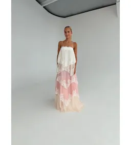 Aje Ophelia Lace Maxi Gown in Multi Size AU 8 for rent on The Volte - image 3