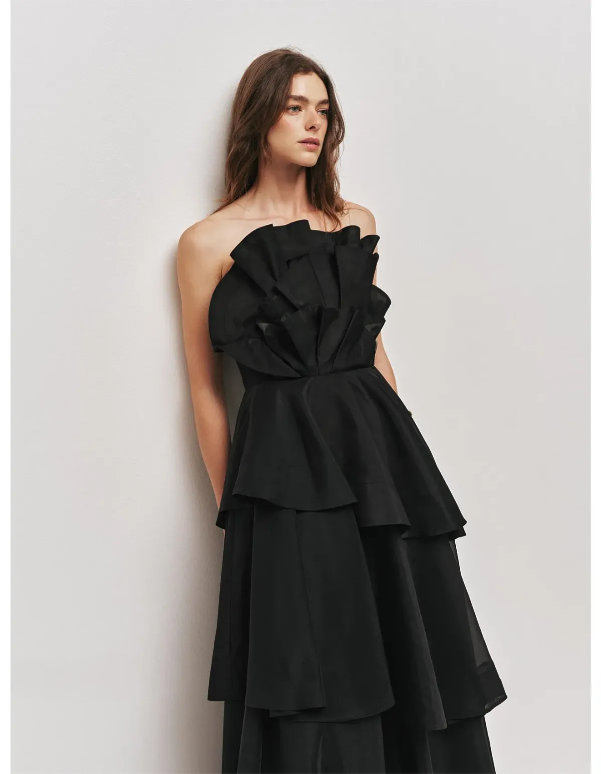 Aje Selestia Gown Black Size 10 - Image 3