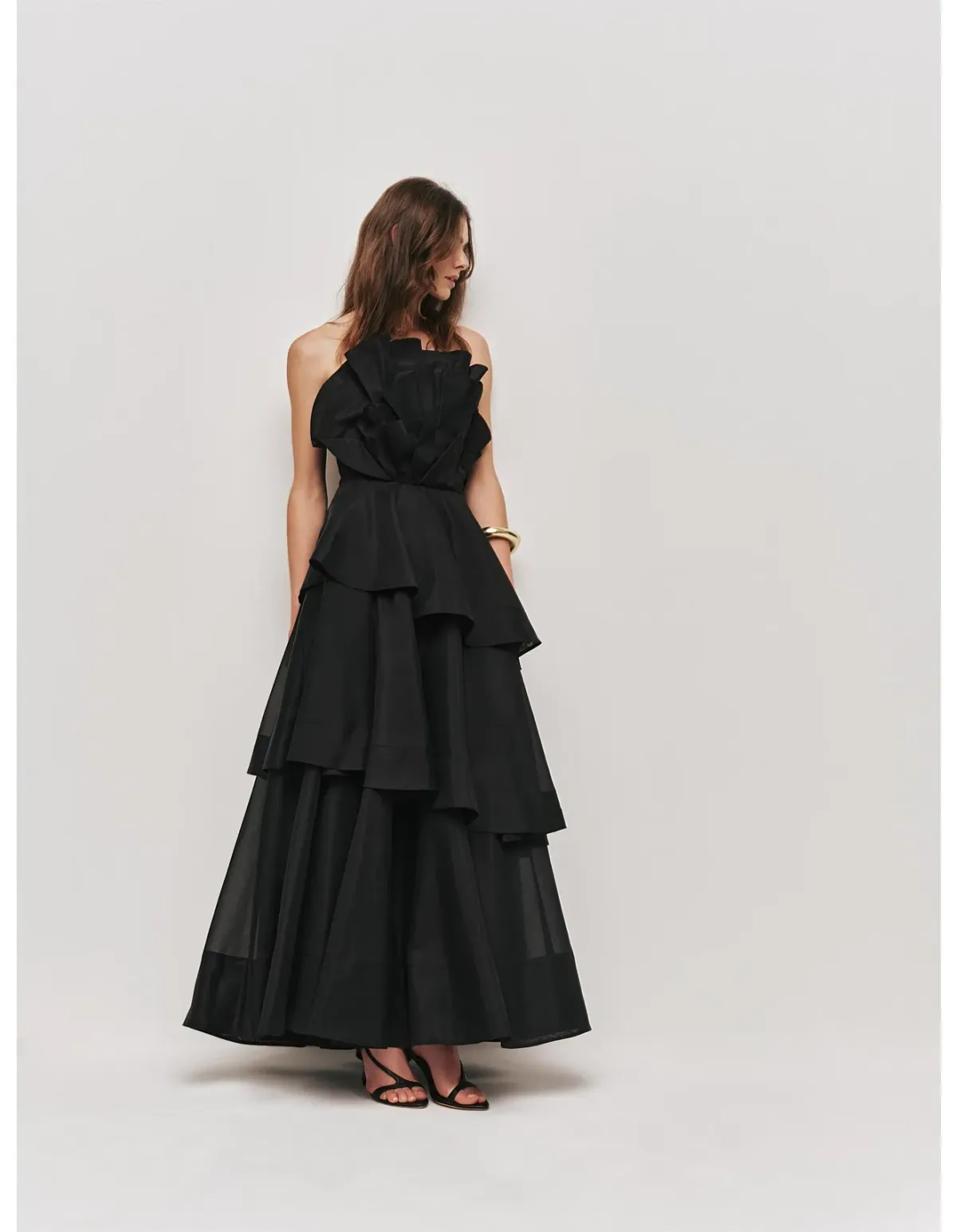 Aje Selestia Gown Black Size 10 - Image 4