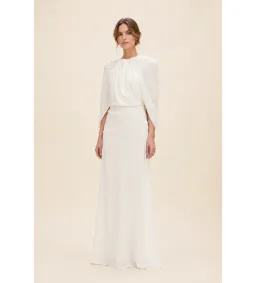 Rachel Gilbert Hallie Gown in White Size 1/AU8 for rent on The Volte - image 1