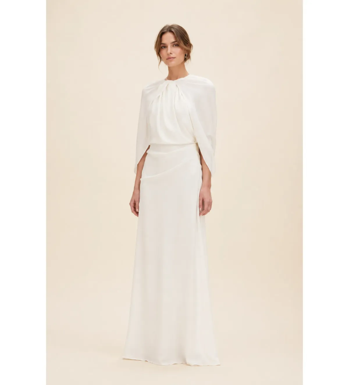 Rachel Gilbert Hallie Maxi Gown in White Size AU10 for rent on The Volte - main image