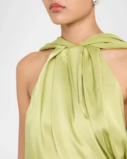 Rachel Gilbert Hallie Gown in Lime Green Size 1 / AU 8 for rent on The Volte - image 4