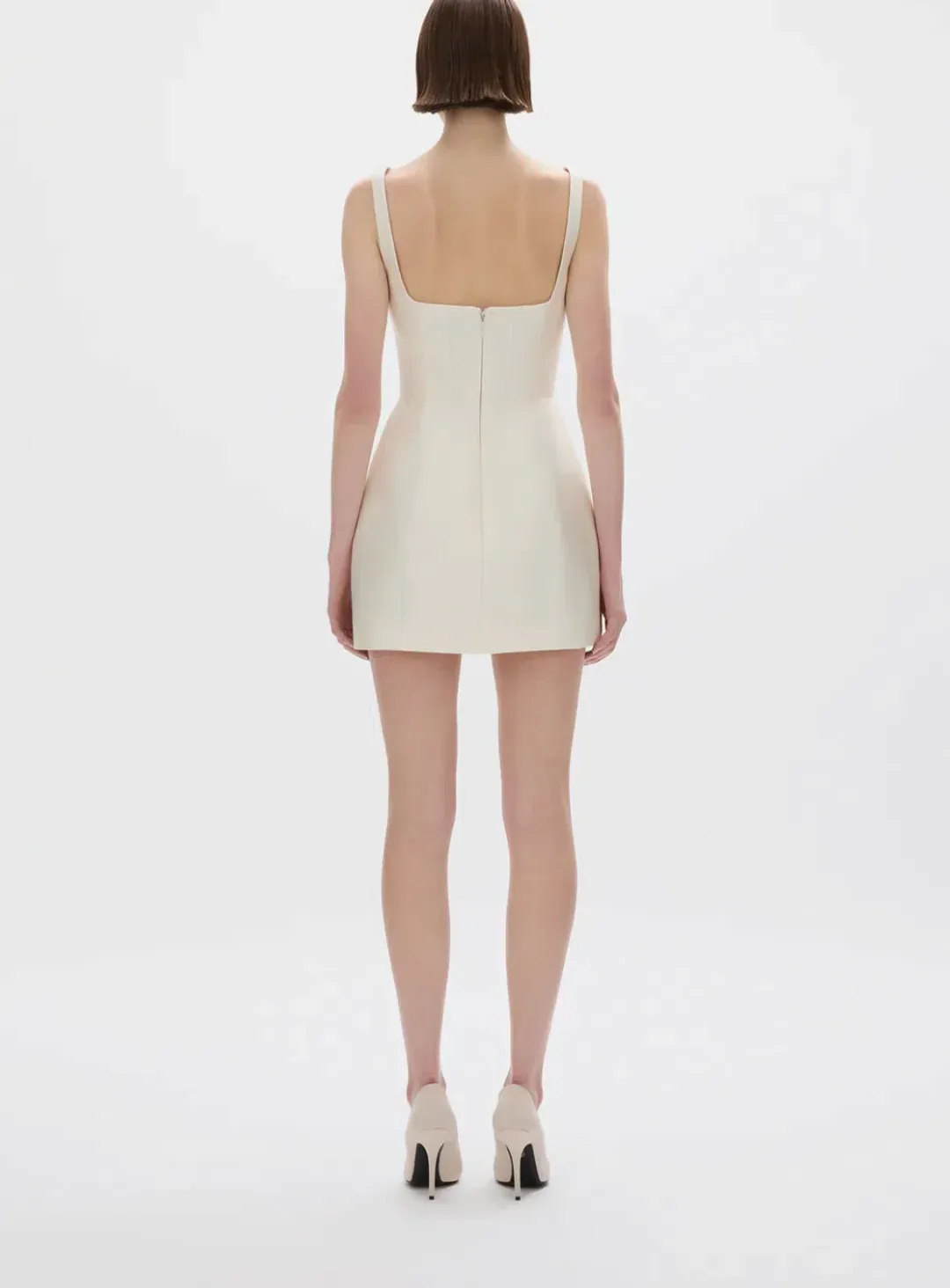 Rachel Gilbert Ludovica Trim Mini Dress in Size 3 / AU 12 - Hen's & Bachelorette Party Dress for rent on The Volte - main image