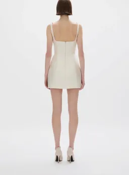 Rachel Gilbert Ludovica Trim Mini Dress in Size 3 / AU 12 - Hen's & Bachelorette Party Dress for rent on The Volte - image 4