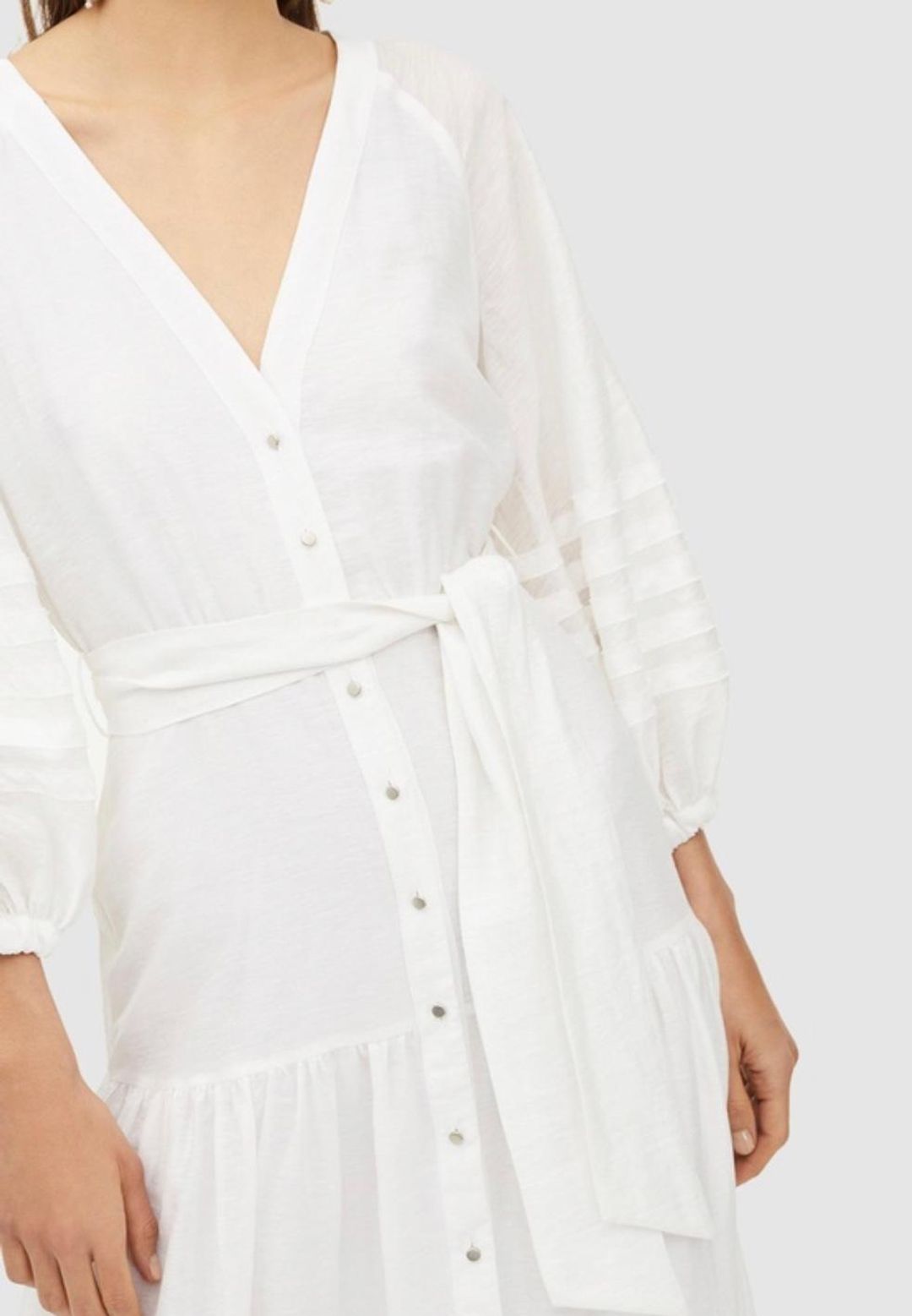 Manning Cartel Balloon Art Maxi Dress White Size 14 for rent on The Volte - main image