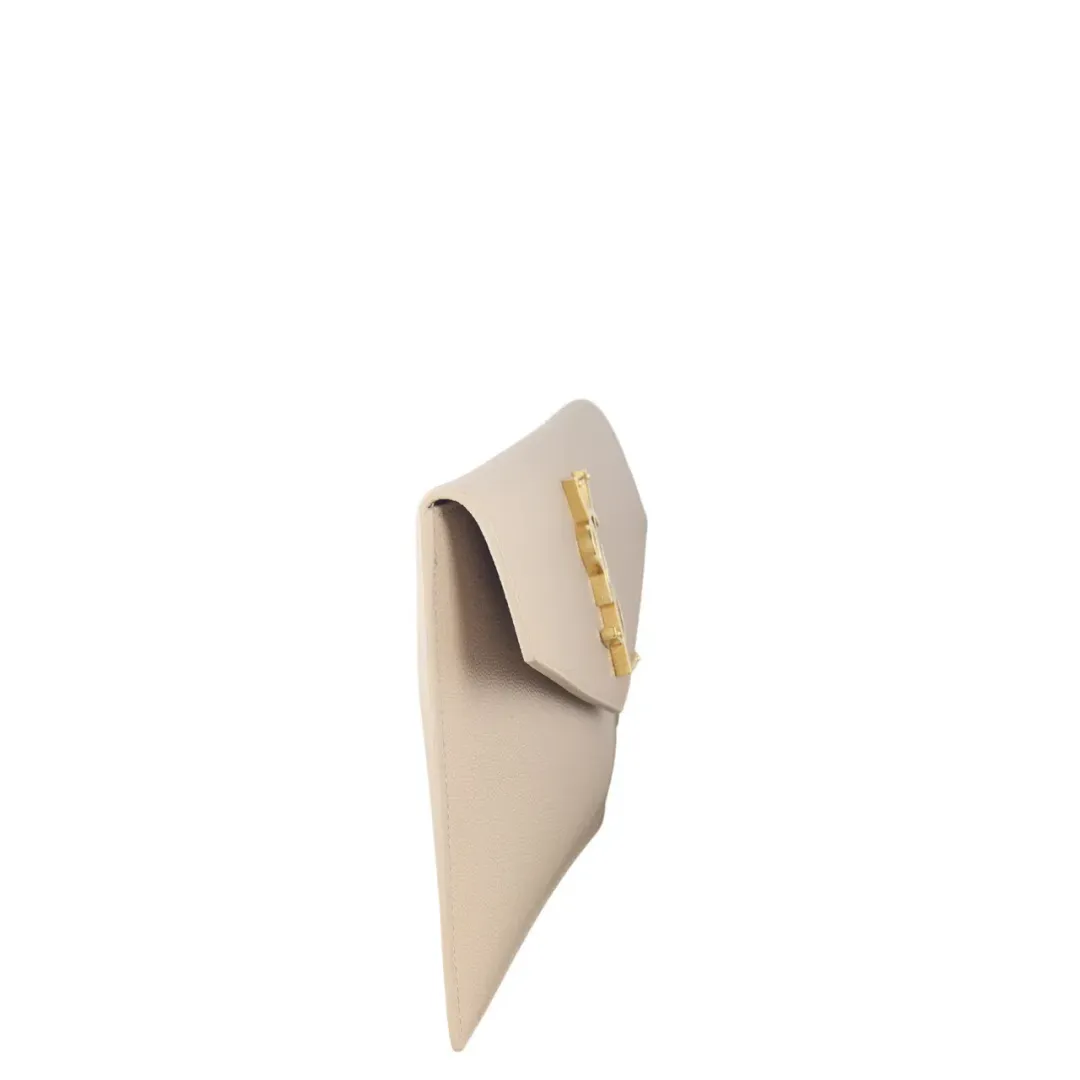 YSL Beige Uptown Pouch for rent on The Volte - main image