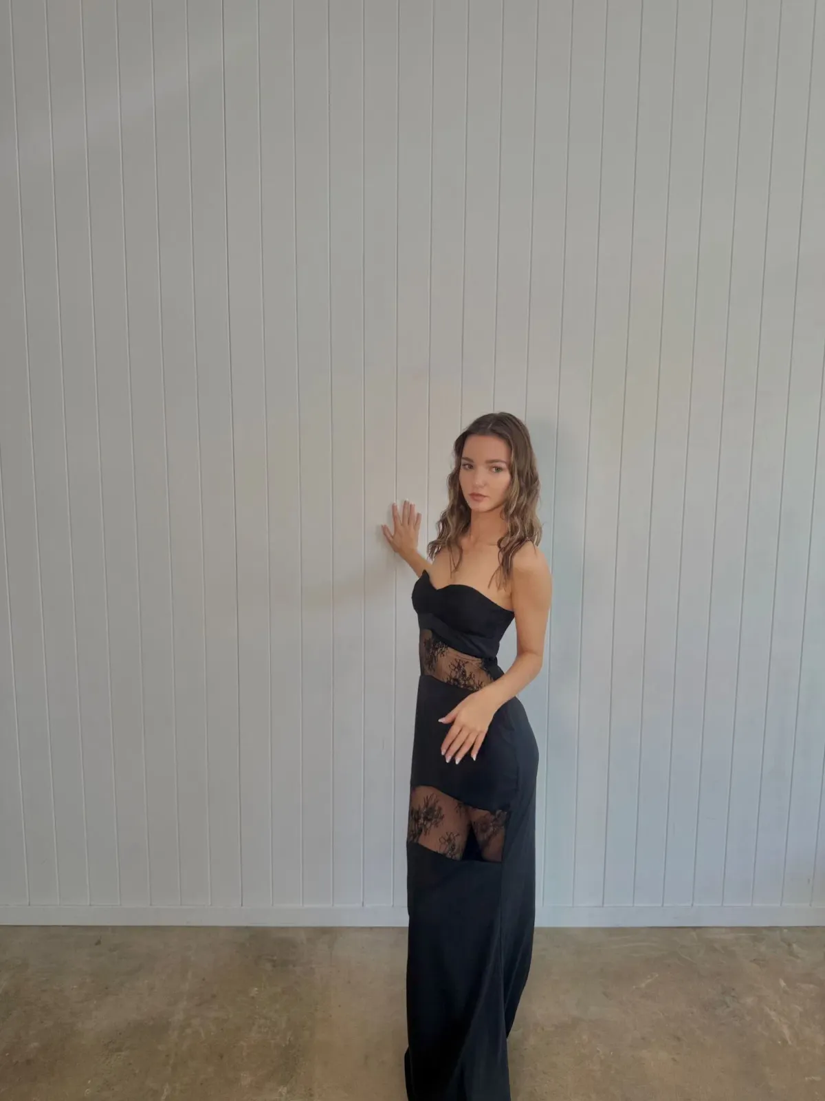 Superdown Brielle Maxi Black Size xSmall for rent on The Volte - main image
