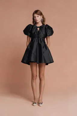 Lovaan Iris Mini Dress Black Size 8 for rent on The Volte - image 1