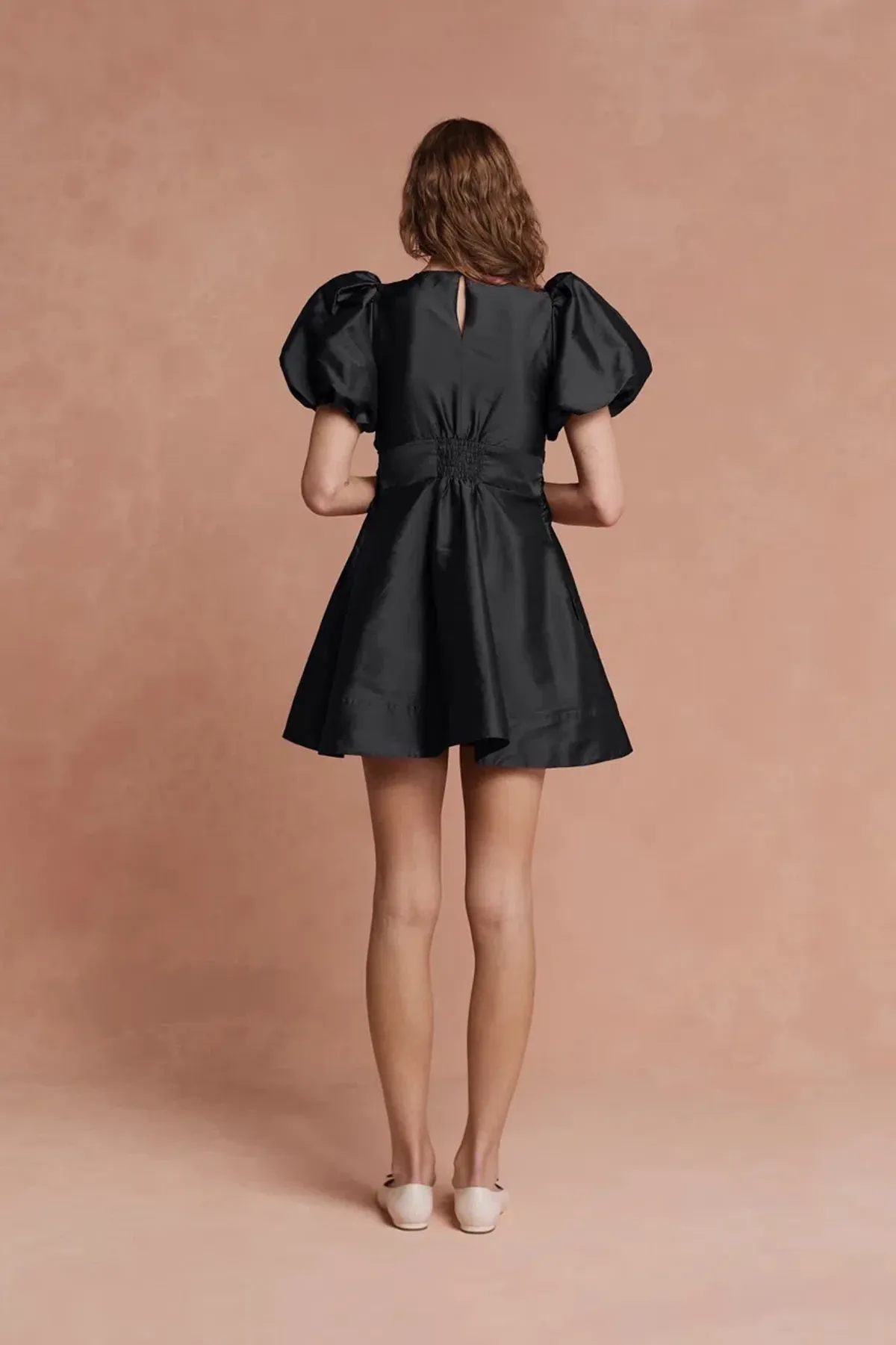 Lovaan Iris Mini Dress Black Size 10 - Image 2