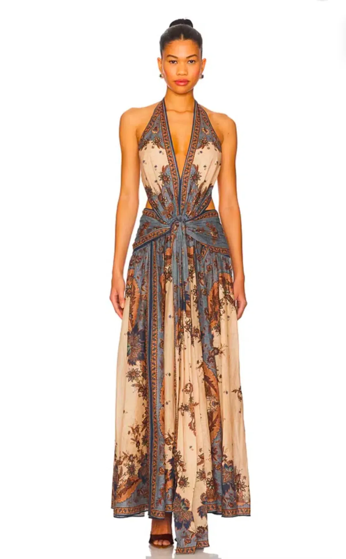 Zimmermann Ascension Plunge Halter Maxi Size 1/10 - Image 1