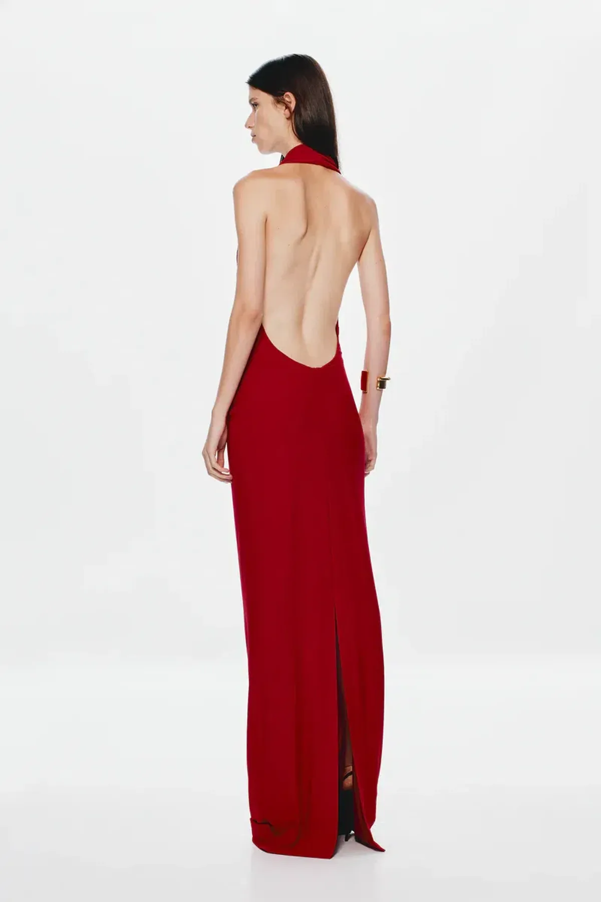 Misha The Vanessa Jersey Dress Cherry Red Size L / 12 - Image 5