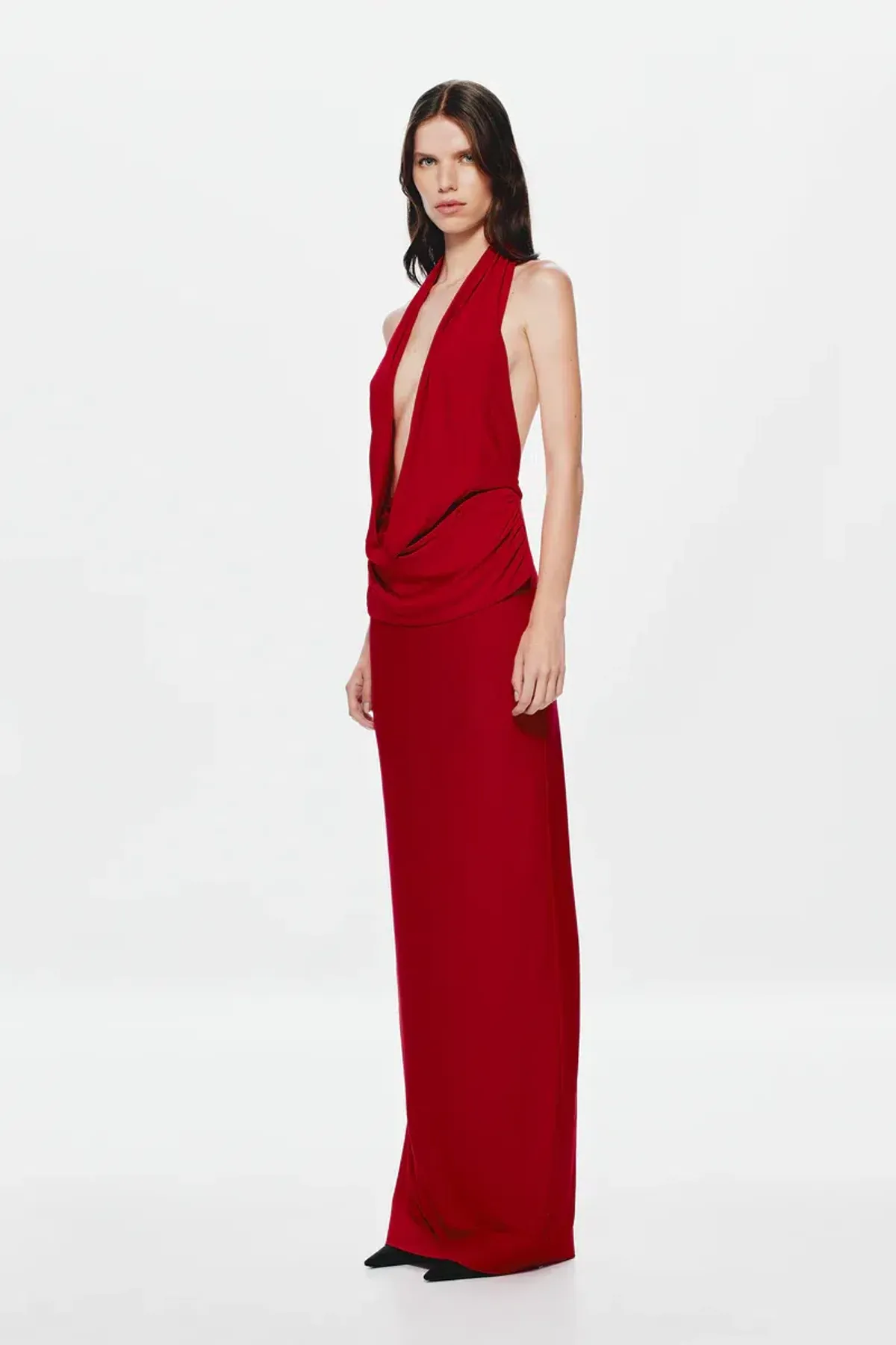 Misha The Vanessa Jersey Dress Cherry Red Size L / 12 - Image 4