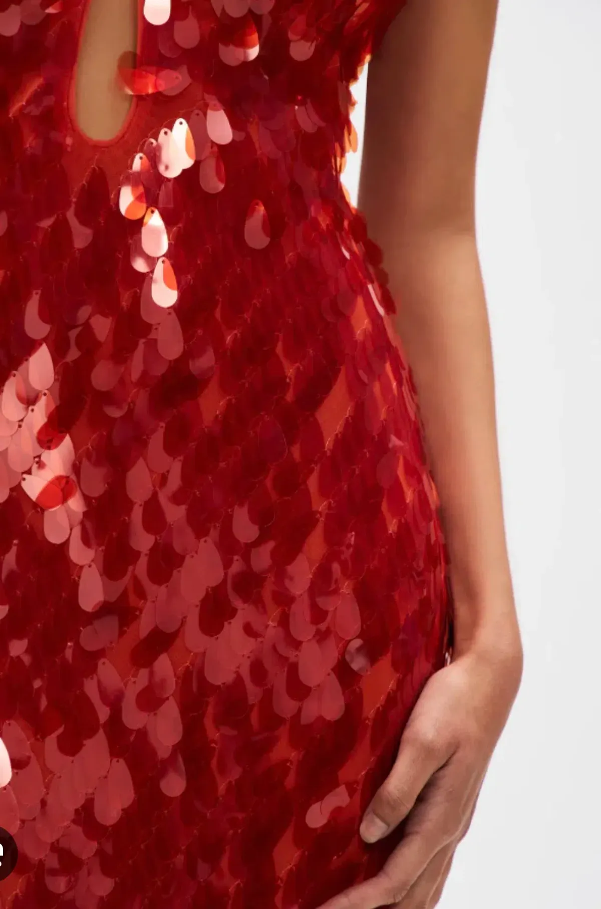 Misha Sapphire Sequin Maxi Dress Red Size XS / 6 - Image 4