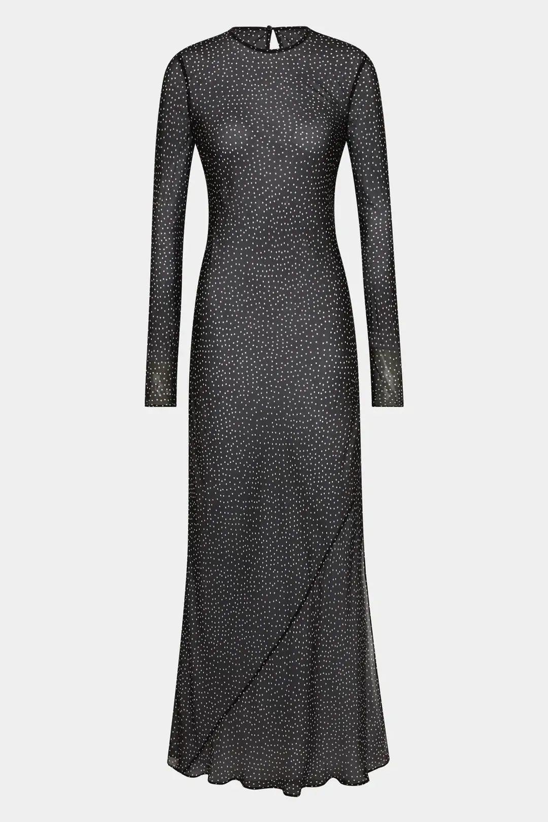 Sir the Label Lisander Long Sleeve Dress Polka Dot Nero Size 1 for rent on The Volte - main image