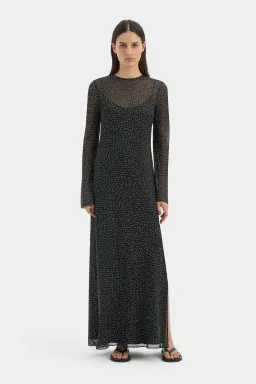 Sir the Label Lisander Long Sleeve Dress Polka Dot Nero Size 1 for rent on The Volte - image 5