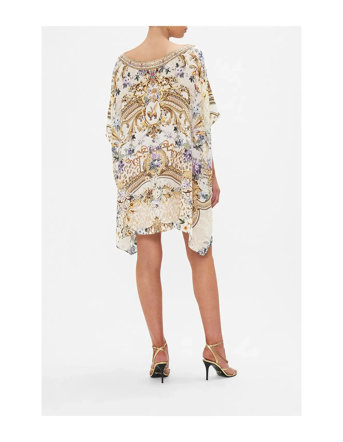 Camilla Short Round Neck Kaftan Palazzo Play Date size one size - Image 5