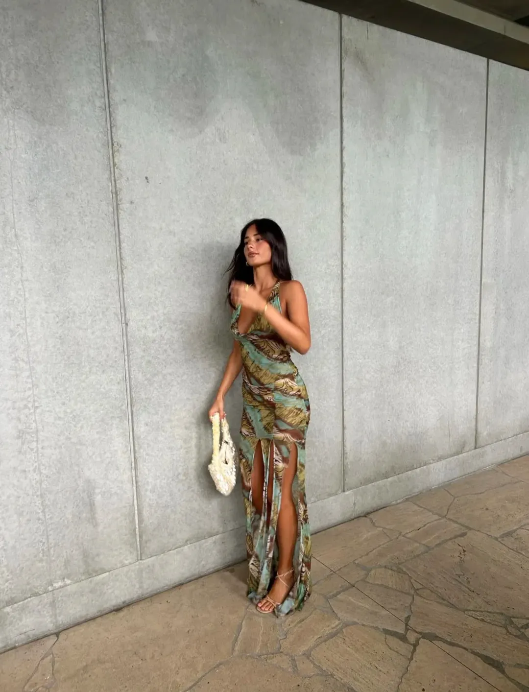 Indah JLO Halter Gown (Atlantis) - Size XS for rent on The Volte - main image