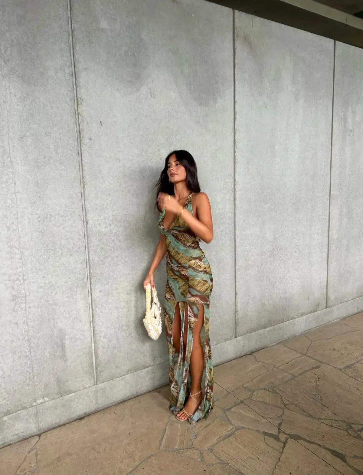 Indah JLO Halter Gown (Atlantis) - Size XS - Image 1