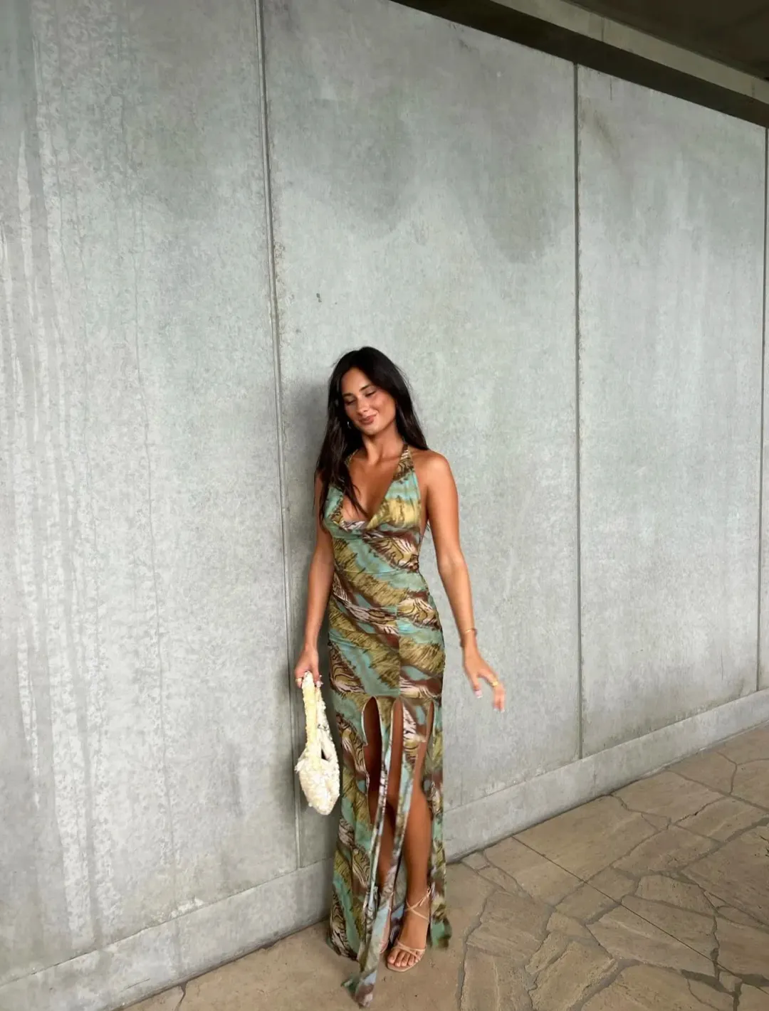 Indah JLO Halter Gown (Atlantis) - Size XS for rent on The Volte - main image