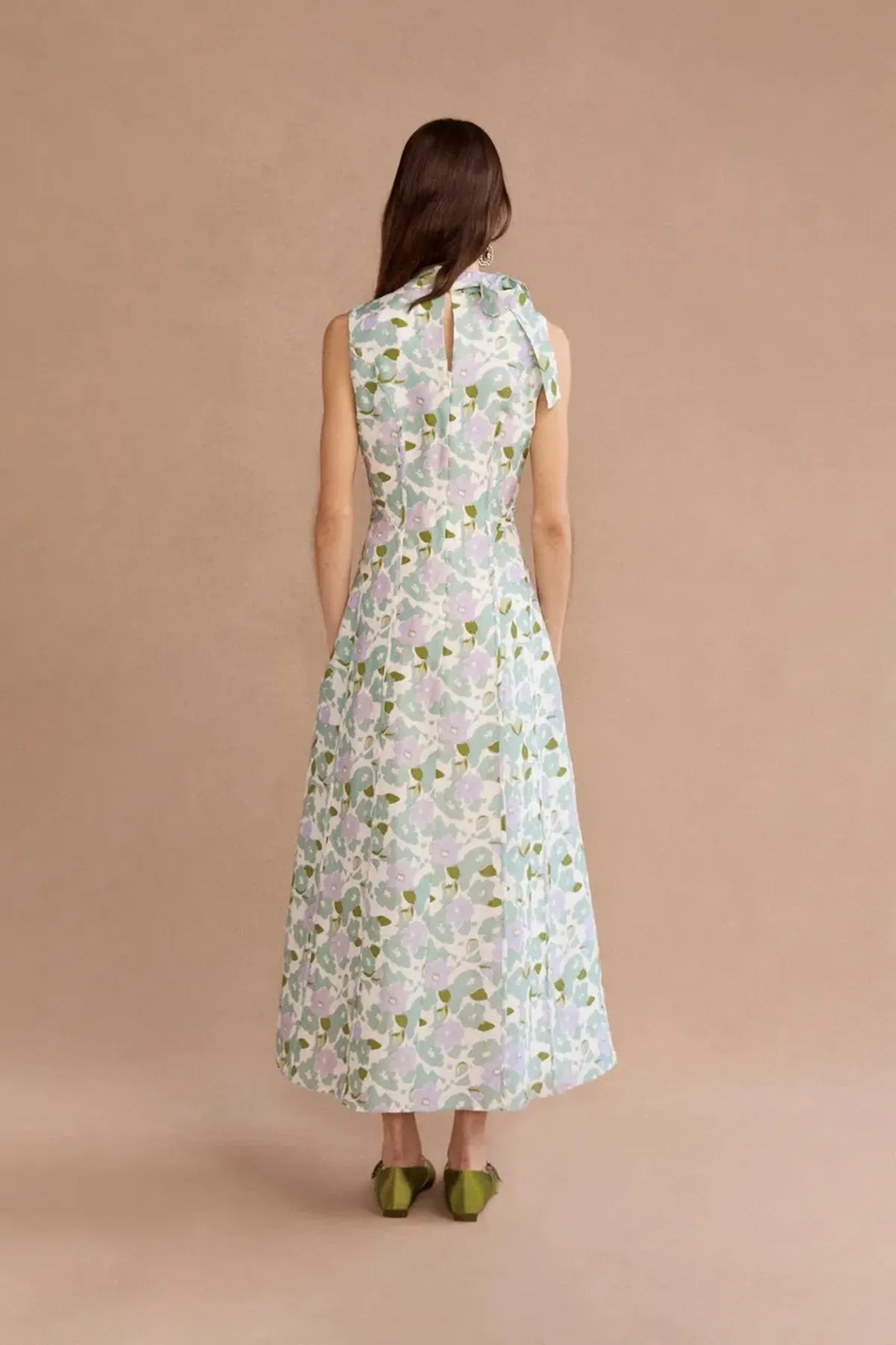 Lovaan Stevie Midi Dress Cascade Floral Size 10 - Image 2