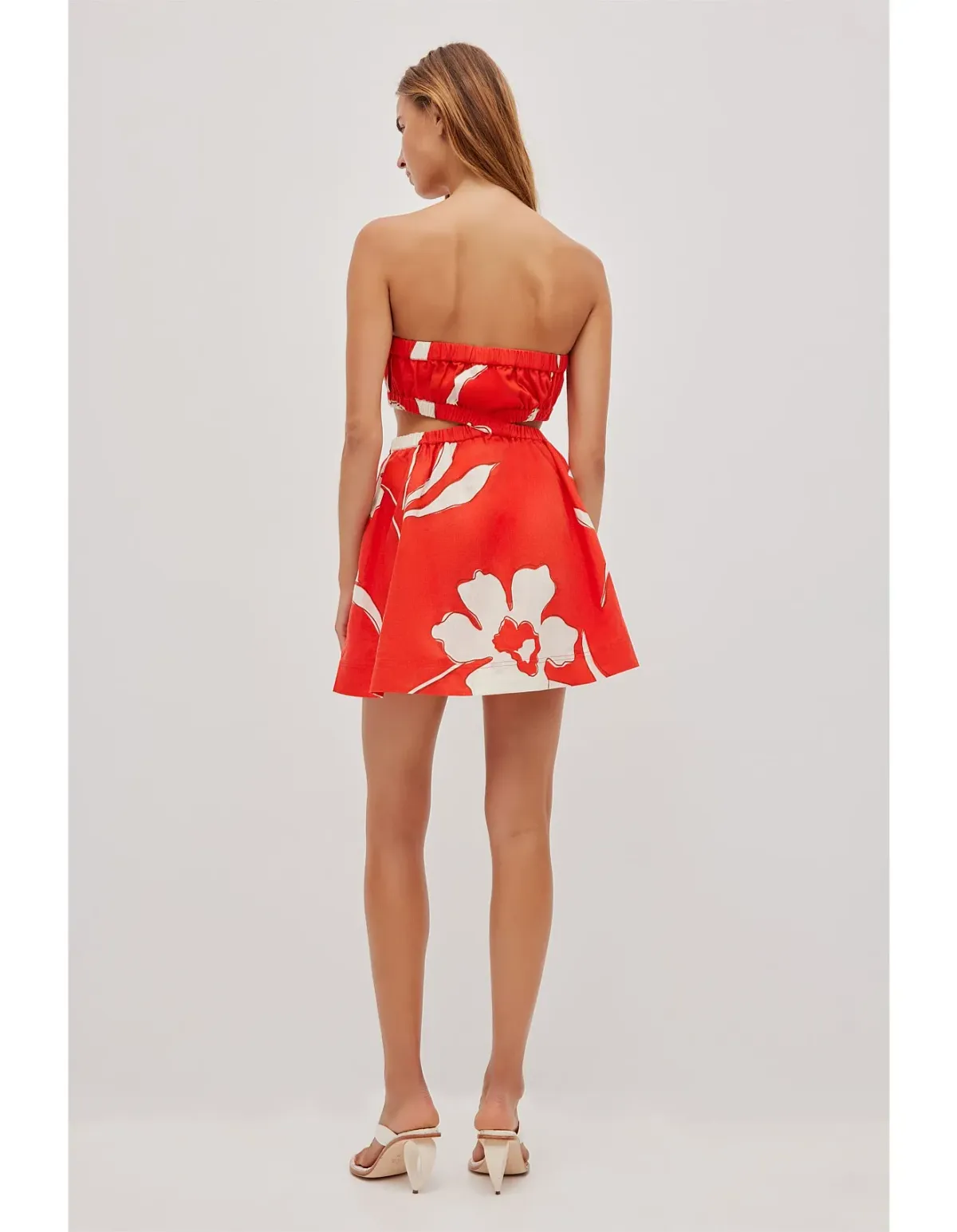 Aje Studio Mireya Strapless Mini Dress Pink Size 10 - Image 5