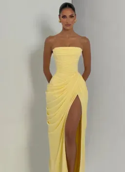 BABYBOO CYRA MAXI DRESS LEMON S for rent on The Volte - image 1