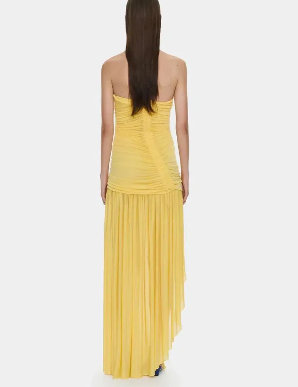 Christopher Esber Arced Orion Strapless Gown in Soleil Size 8 - Image 3