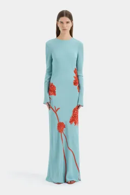 Sir Amelie Long Sleeve Maxi Dress- 6 PETITE for rent on The Volte - image 1