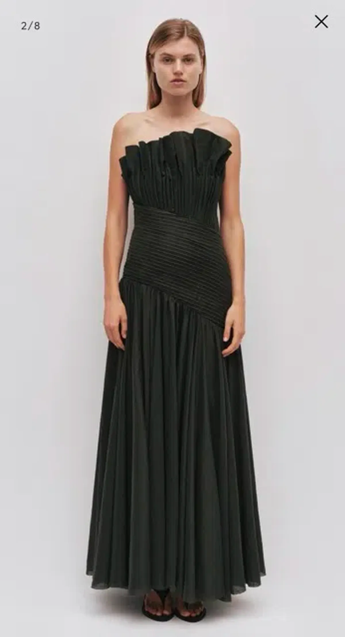 Aje - Aquiline Gown - Hunter Green - Size 8 - Image 2