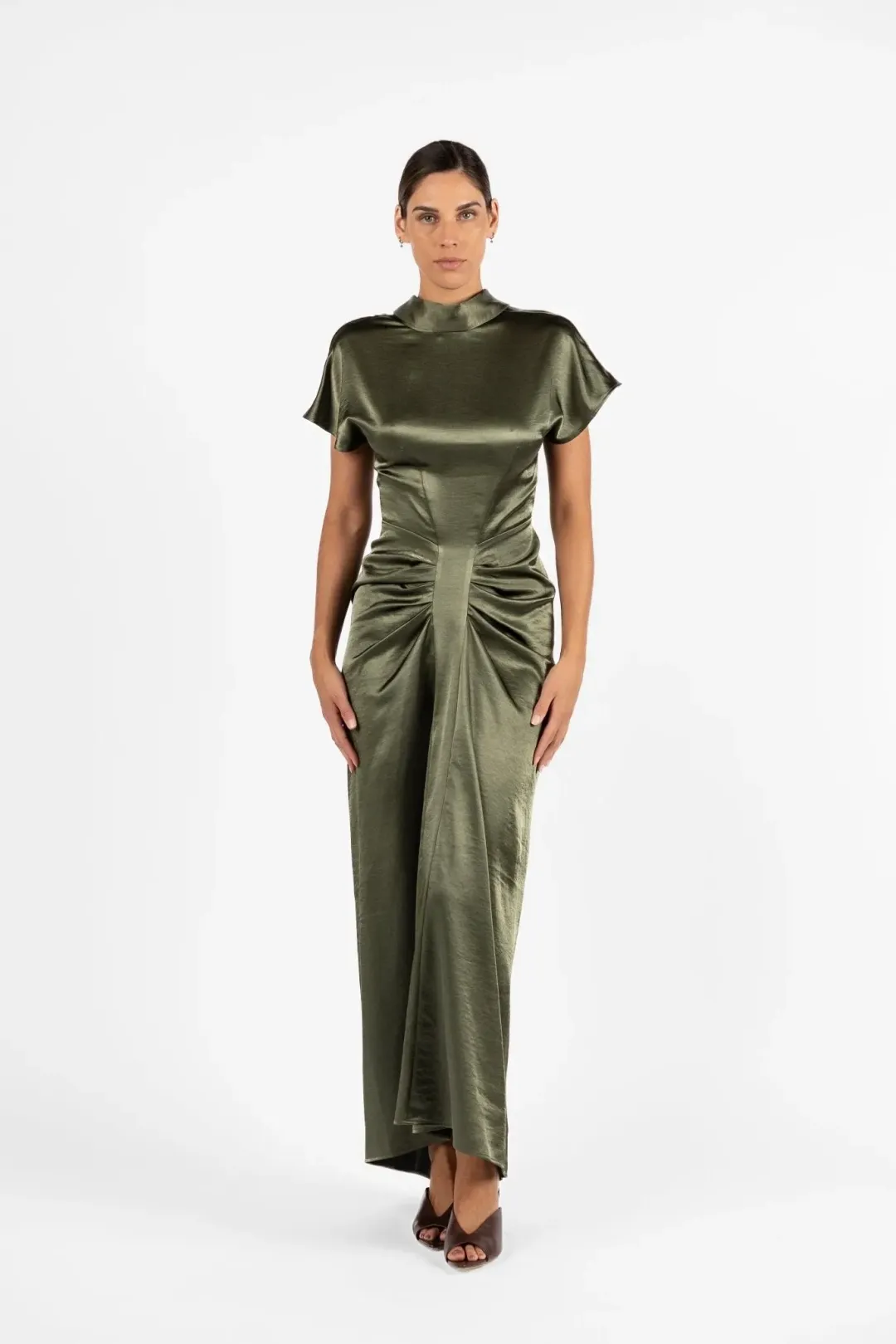 One Fell Swoop Lucent Maxi – Satin Thicket Size 10 for rent on The Volte - main image