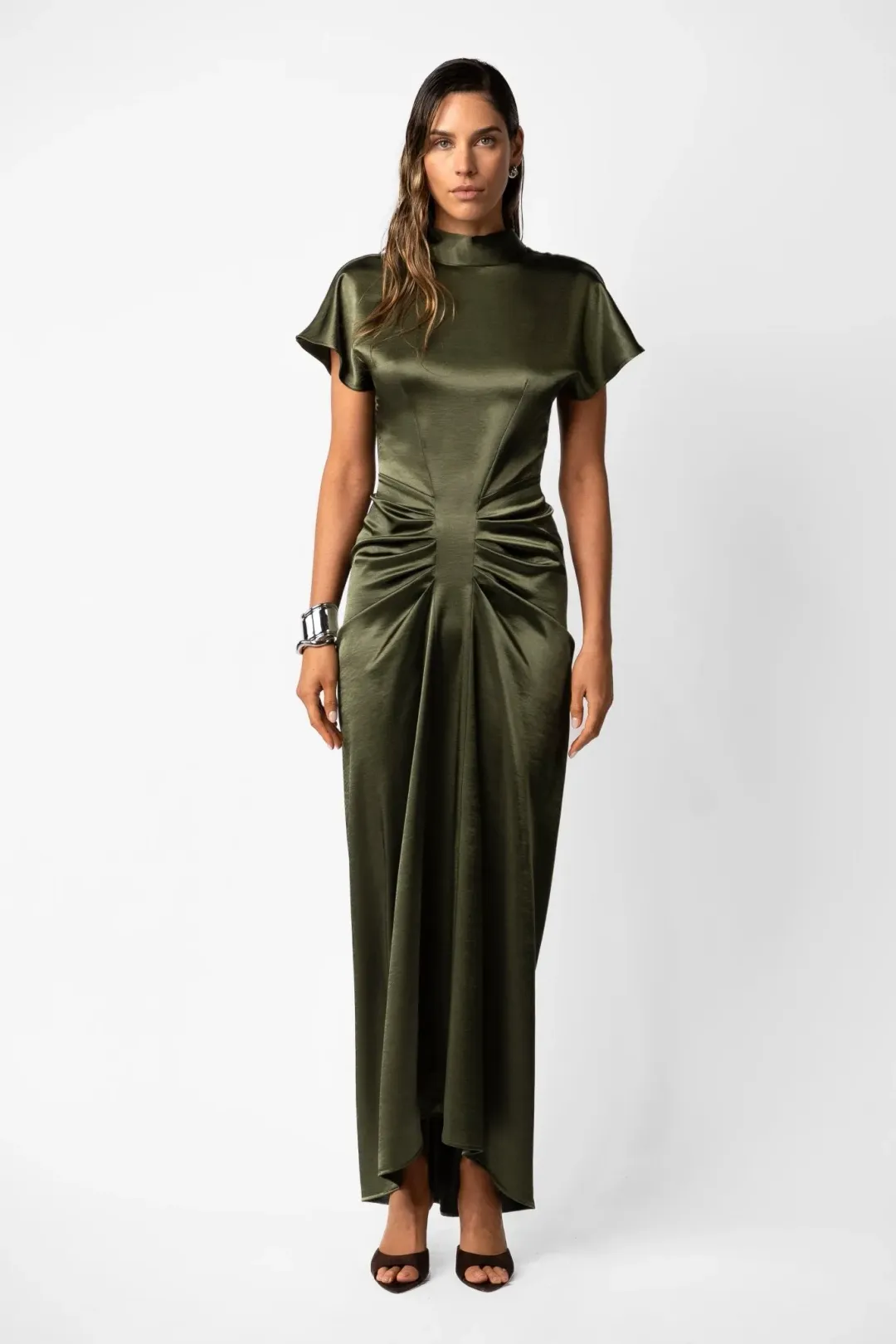 One Fell Swoop Lucent Maxi – Satin Thicket Size 10 for rent on The Volte - main image
