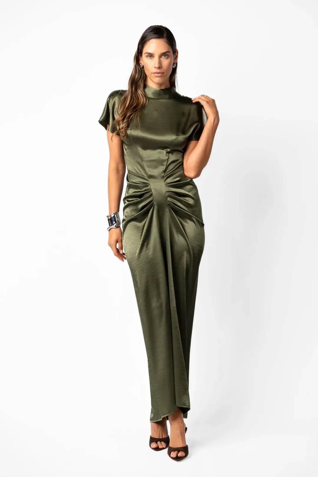 One Fell Swoop Lucent Maxi – Satin Thicket Size 10 for rent on The Volte - main image