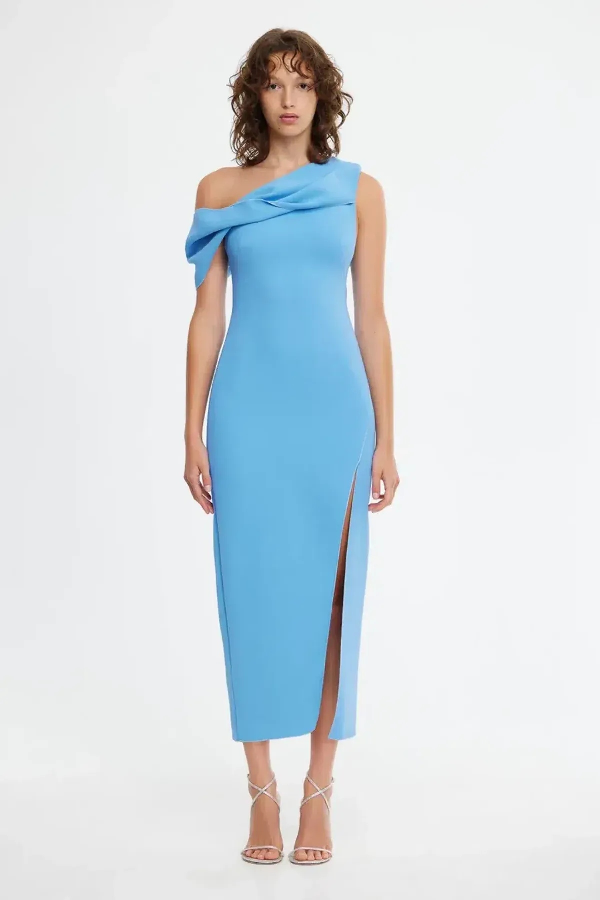 ACLER Ashford Maxi Dress in Capri Blue Size 10 - Image 1