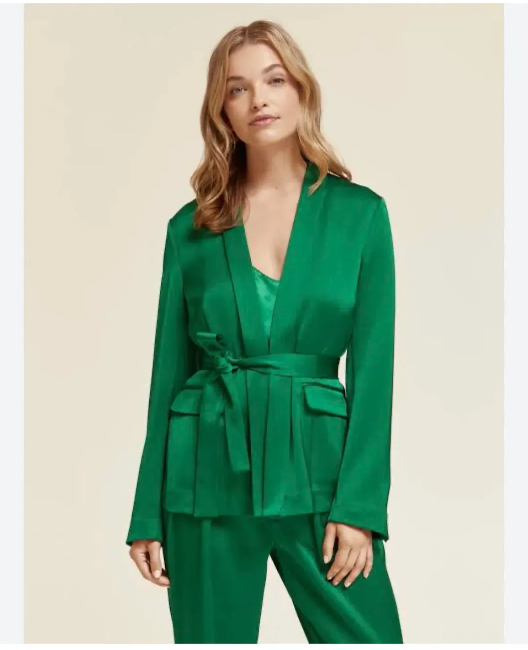 Scotch & Soda - Green Silk Suit 12 for rent on The Volte - main image