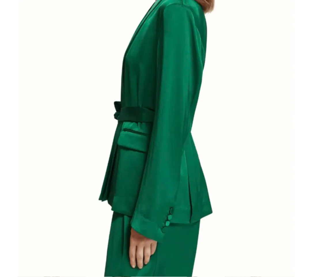 Scotch & Soda - Green Silk Suit 12 for rent on The Volte - main image