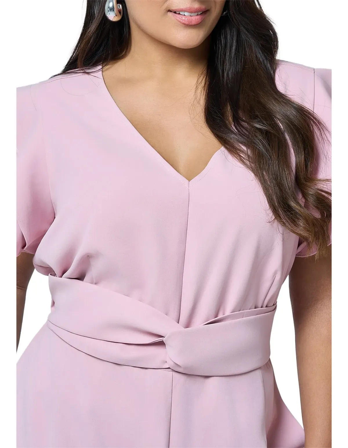 Curve Project Dusk-Caught Out Jumpsuit Pink Size 16 - Image 6