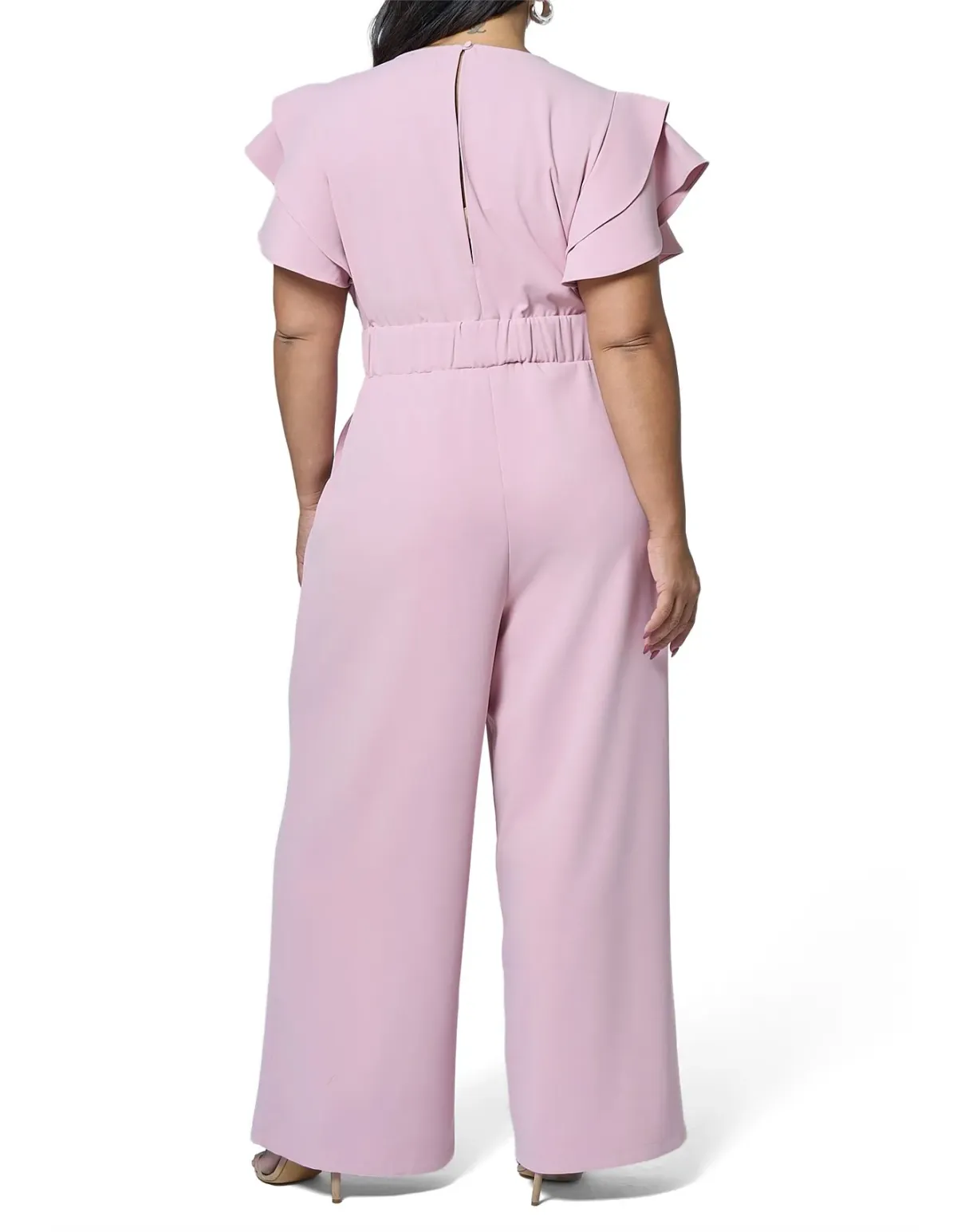 Curve Project Dusk-Caught Out Jumpsuit Pink Size 16 - Image 5