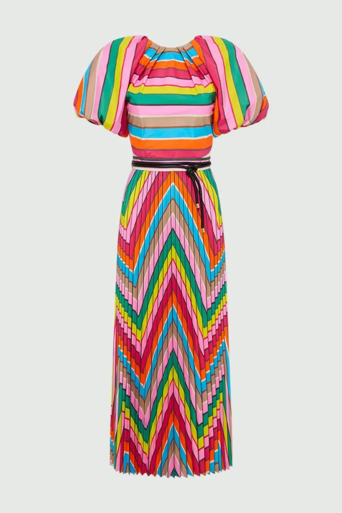 REBECCA VALLANCE DALI PUFF SLEEVE MIDI SIZE 12 - Image 4
