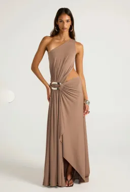 Ancegria, Serena Maxi, Brown, Size Small for rent on The Volte - image 1