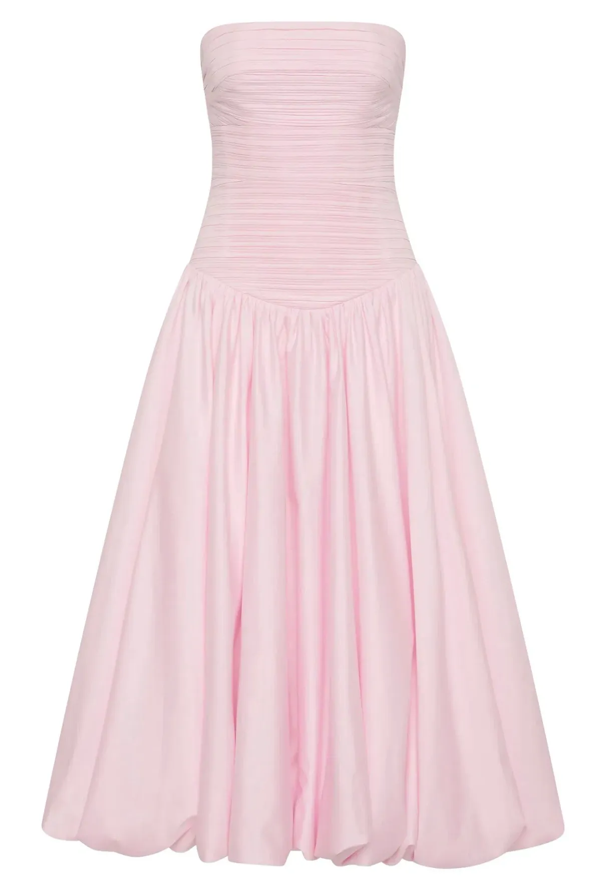 Aje Violette Bubble Midi Dress Pastel Pink Size 8 - Image 2