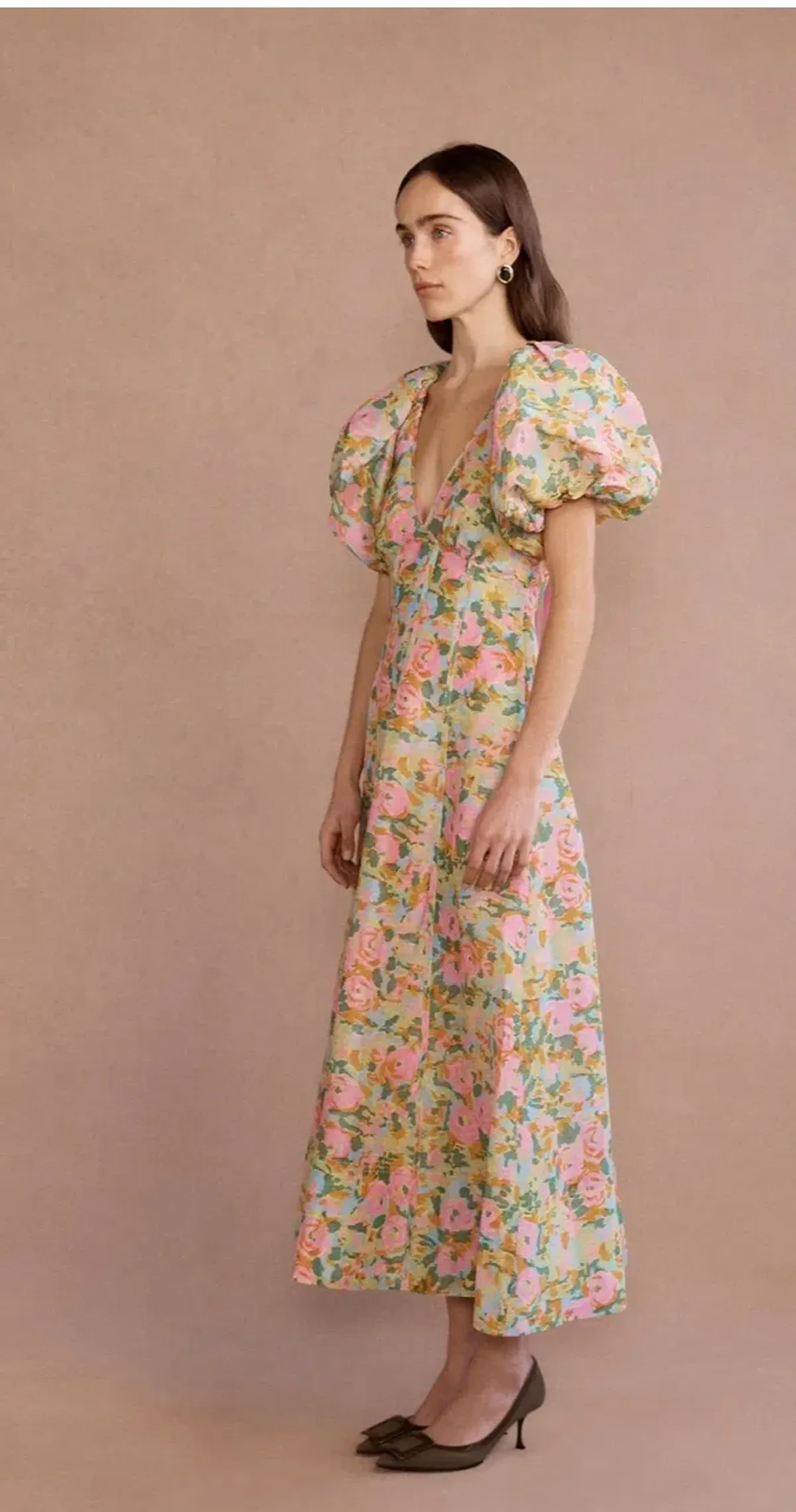 Lovaan Lorna Dress Sienna Floral Size 8 - Image 2