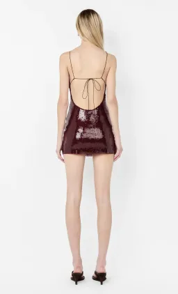 Bec and Bridge Celestia Mini Dress Plum - Size 6 for rent on The Volte - image 2