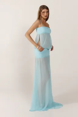 Ance Gria - Romeo Gown (Aqua) Size XS for rent on The Volte - image 4