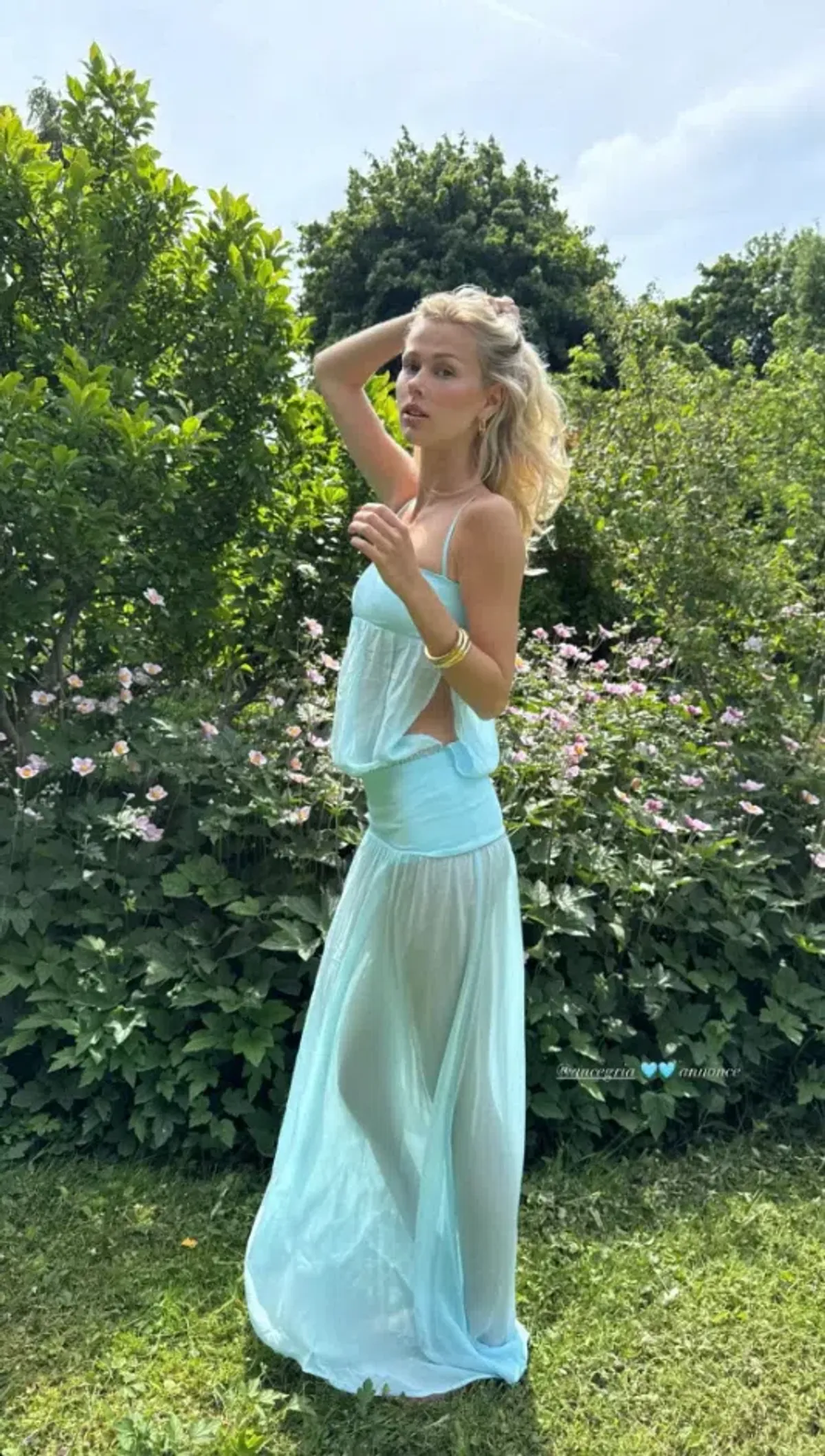 Ance Gria - Romeo Gown (Aqua) Size XS - Image 2
