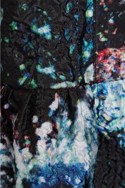 Stine Goya Jasmine Dress Size XL 14 AU/UK Glitter Bloom Floral for rent on The Volte - image 4