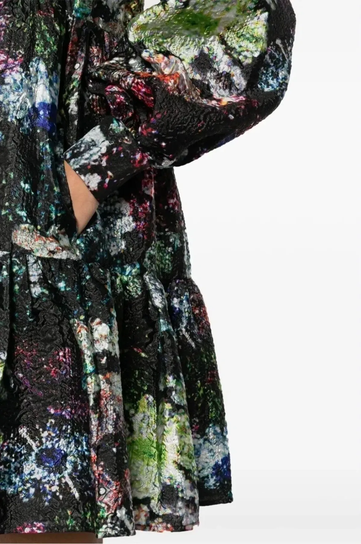 Stine Goya Jasmine Dress Size XL 14 AU/UK Glitter Bloom Floral - Image 3