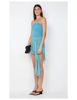 Bec Bridge Landon Strapless Mini Dress Seafoam Size 8 for rent on The Volte - image 2