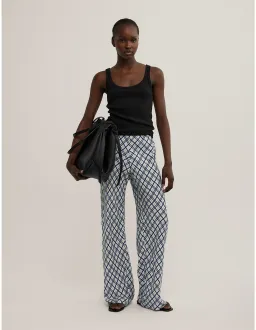 Witchery Check Pants Blue Size 10 for rent on The Volte - image 2