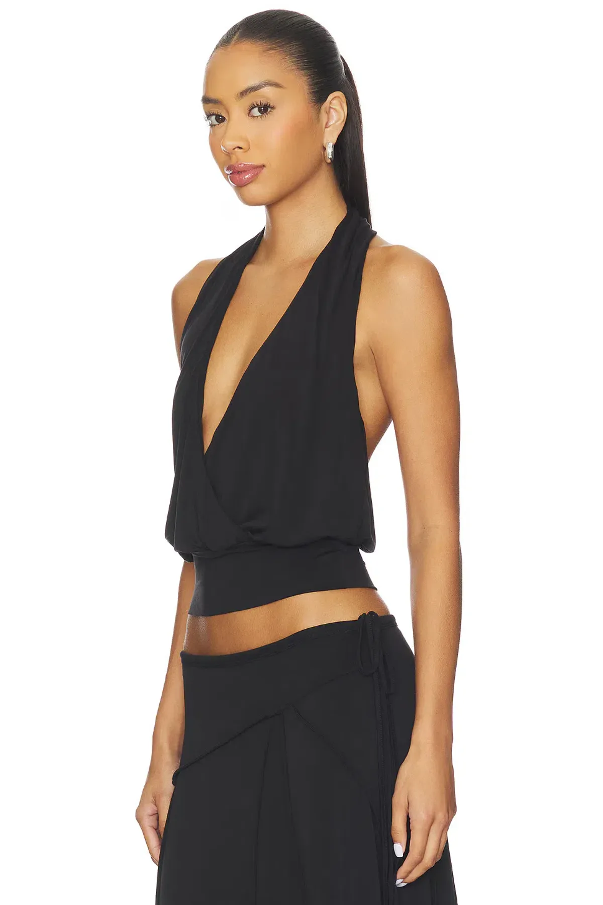 With Jean Sharni Top and Skirt Set in Black Size S / AU 8 - Image 2